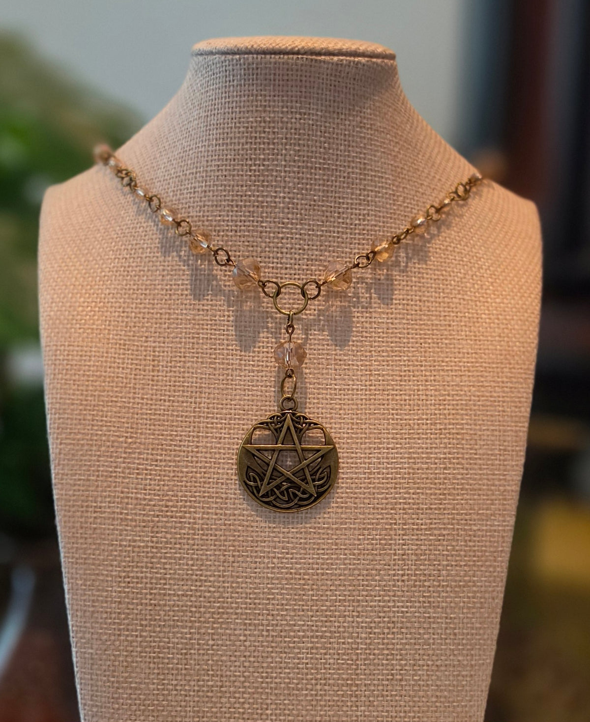 Mystic Pentacle Crystal Necklace