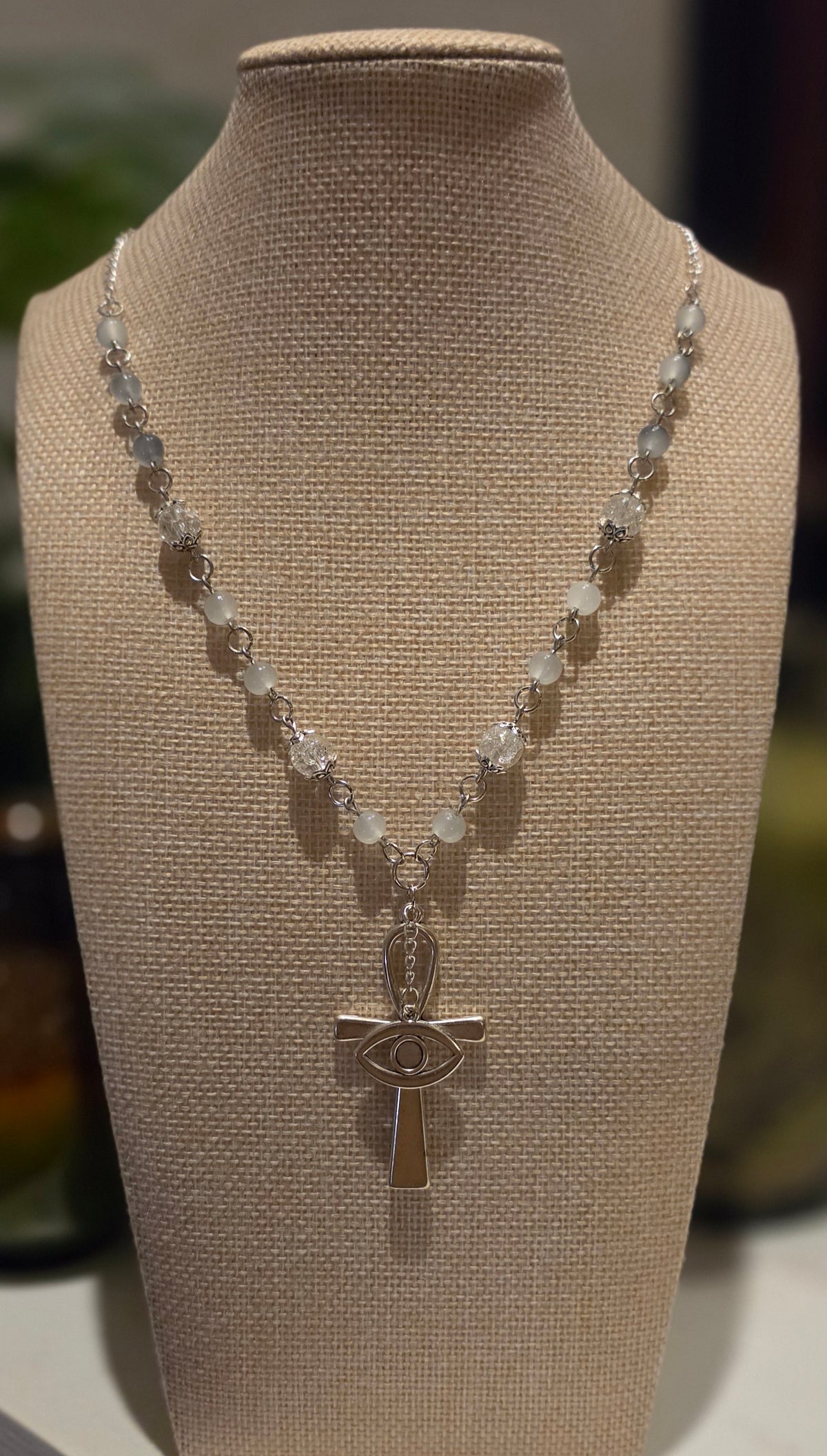 Mystic Eye Ankh Necklace