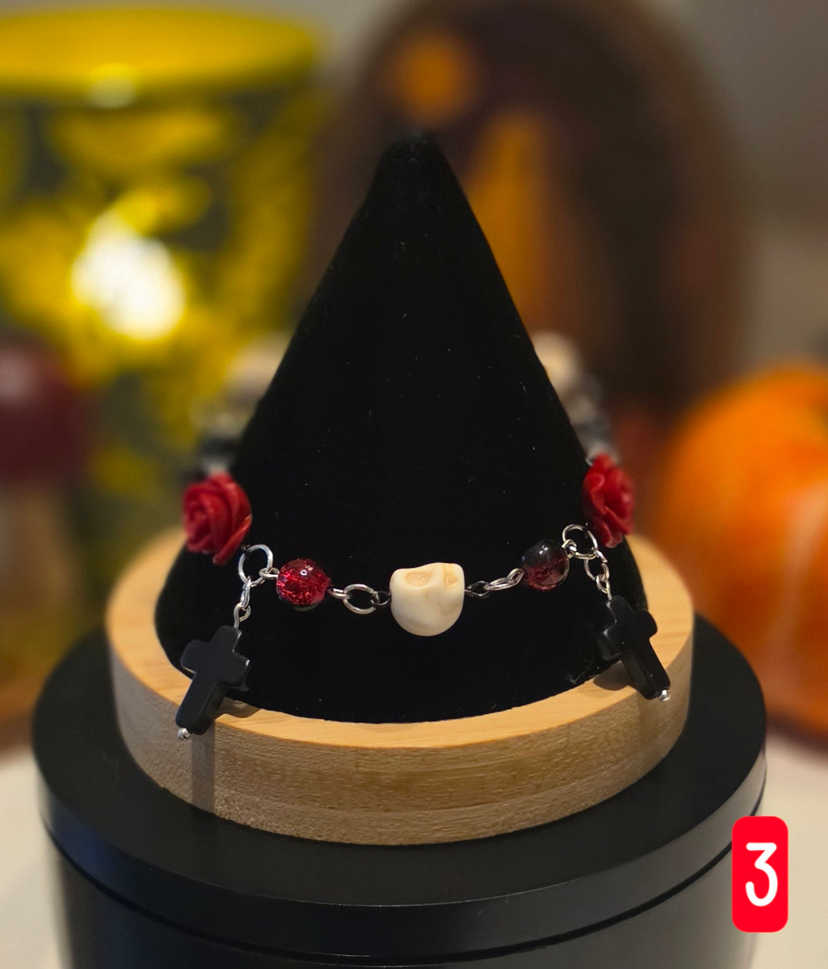 Gothic Skull & Rose Bracelet Series